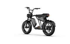 Battery view of A-Spadz Cavet Air Electric Bike on a white background