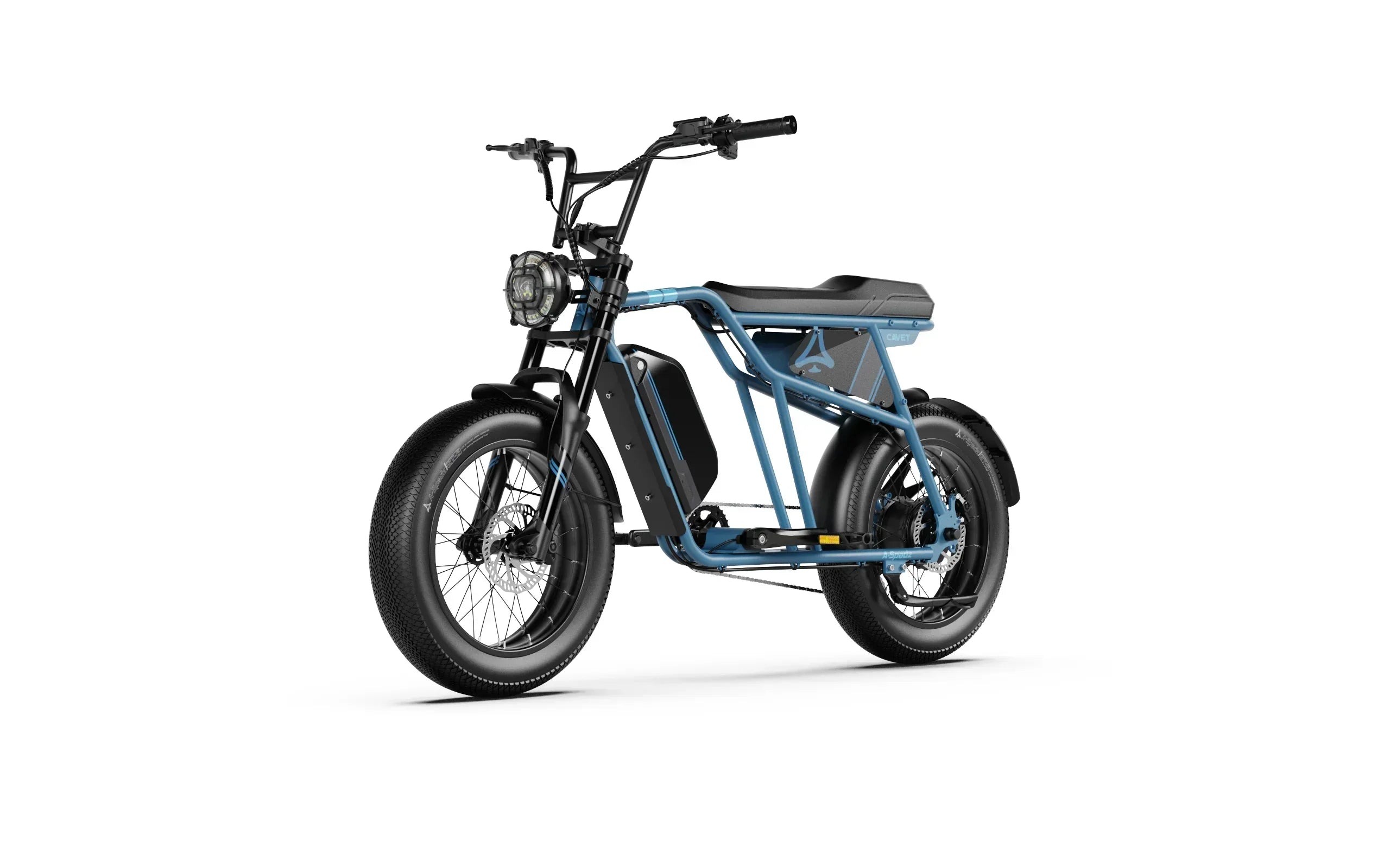 A-Spadz Cavet Air Electric Bike on a white background - Pogo Cycles , Ireland