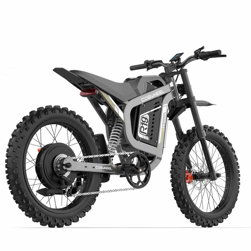 COSWHEEL R19 Electric Dirt Bike with 'Coswheel' branding on a white background