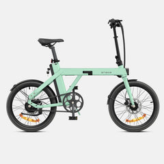ENGWE P20 Electric Bike in Mint green on a white background