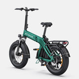 Green Engwe EP-2 3.0 Boost Electric Bike with 'ENGWE' branding on a white background - Pogo Cycles, Ireland