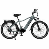 KOOLUX X3 Electric Bike in grey with 'Koolux' branding on a white background