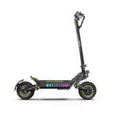 Black OOTD 10 Pro electric scooter with colorful lights on a white background
