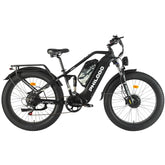 PHILODO Jumbo Dual Motor Electric Bike in black with 'Philodo' branding on a white background
