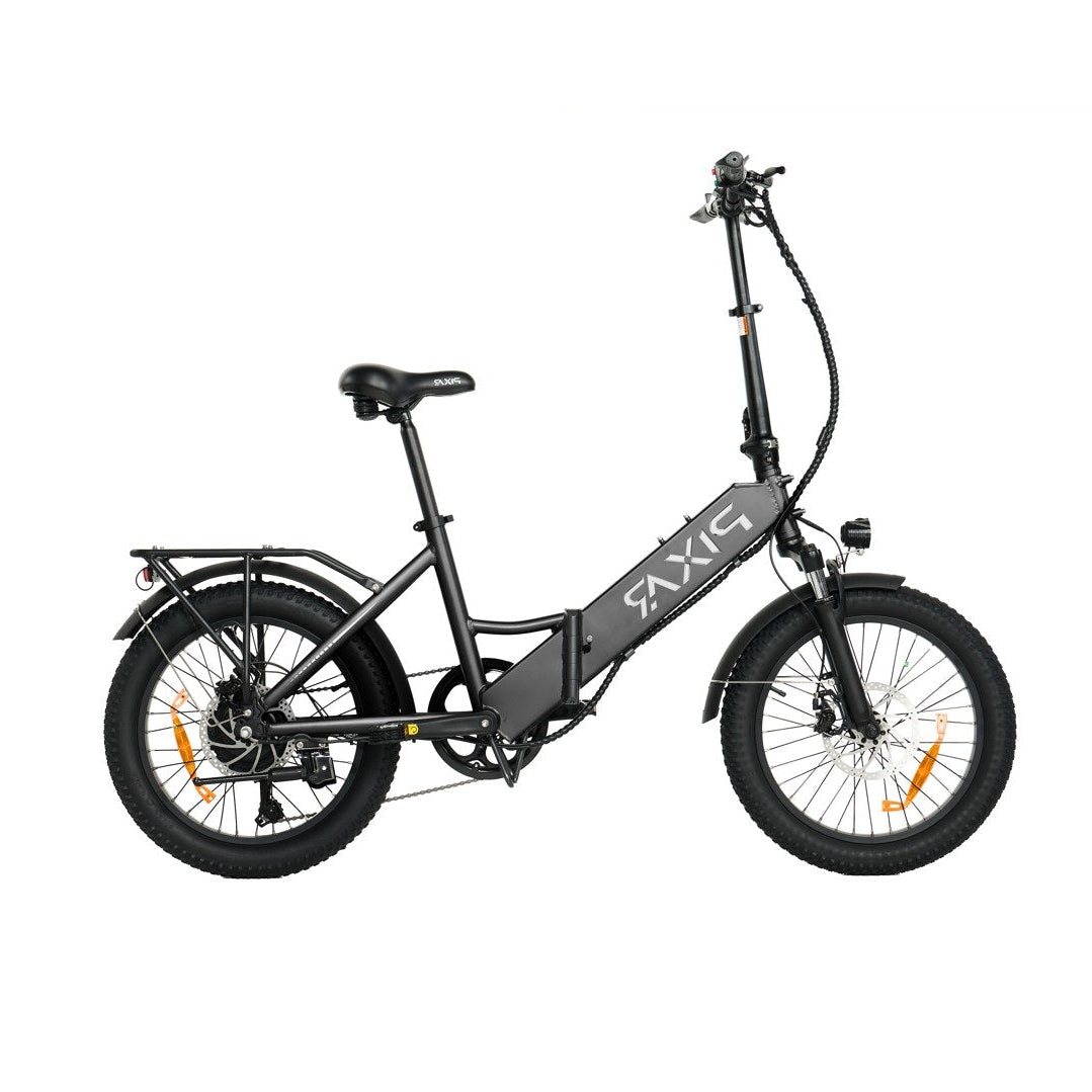 PIXAR WIND1 Foldable Electric Bike in grey and black with 'PIXAR' branding on a white background