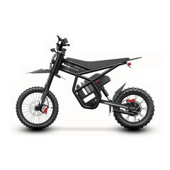 Riding Times GT54 Pro Electric Bike in black, left side view on a white background