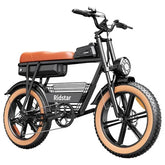 Electric bike with 'Ridstar' branding on a white background
