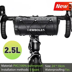 NEWBOLER New Handlebar Bag Bicycle Bags Frame Pannier Bag Multifunction Portable Shoulder Bag Bike Accessorie