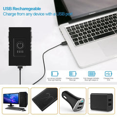 2T6 LED cykelforlygte 1000LM aluminiumslegering cykellygte USB genopladelig MTB bjergcykellampe