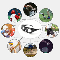 Basketball Eyeglasses Myopia Football Goggle Cycling Bicycle Bike Eyewear Outdoor Sport Glasses Prescription Customizable Lenses