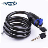 DOMEN Bicycle Anti-Theft Chain Lock Bike Portable Metal Steel With 2Keys Safety Lock Motorcycle Bike Lock Bicycle Accessories