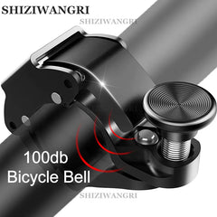 Stainless Bicycle Bell Ring MTB Cycling Horn Bike Bell Handlebar Crisp Sound Horn for Bicycle Safety Bike Accessories