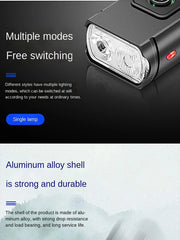 2T6 LED cykelforlygte 1000LM aluminiumslegering cykellygte USB genopladelig MTB bjergcykellampe