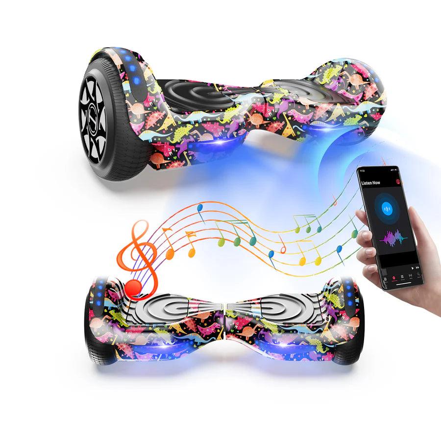 V1 Bluetooth LED Hoverboard 6,5" - Pogo Cycles