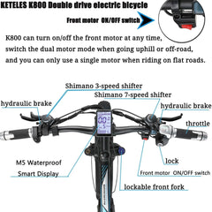 Keteles K800 Single/Dual Motor Electric Bike - Pogo Cycles