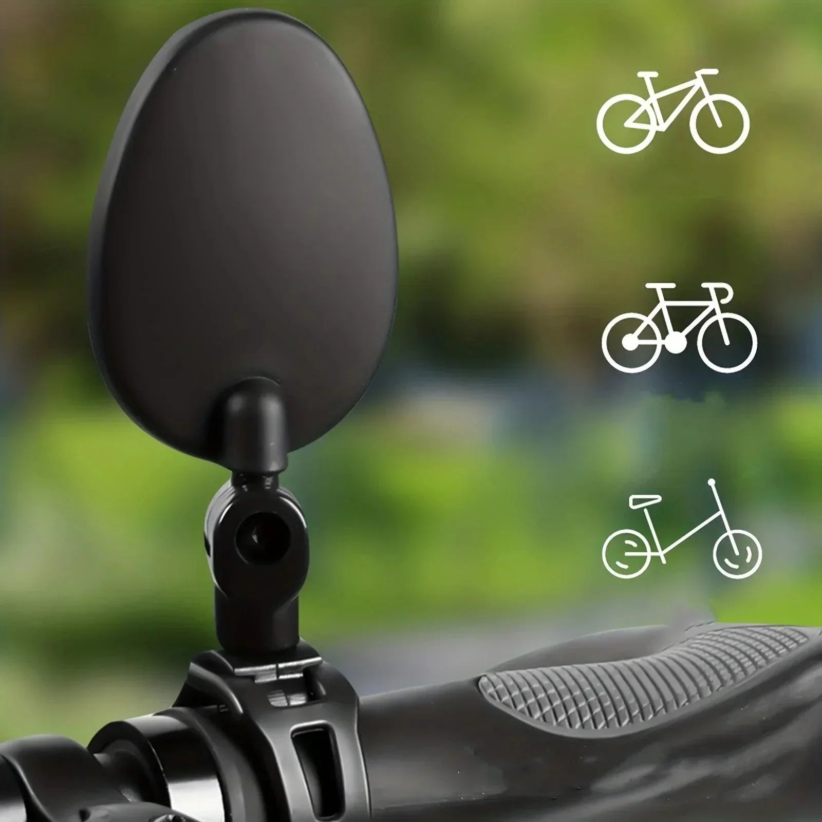 1/2PC Bike Mirror 360 Degree Adjustable Rotatable Handlebar Mirror Wide Bycicle Accessories Cycling Rear View Mirror Accesorios - Pogo Cycles