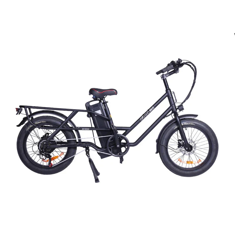 Electric bike on a white background