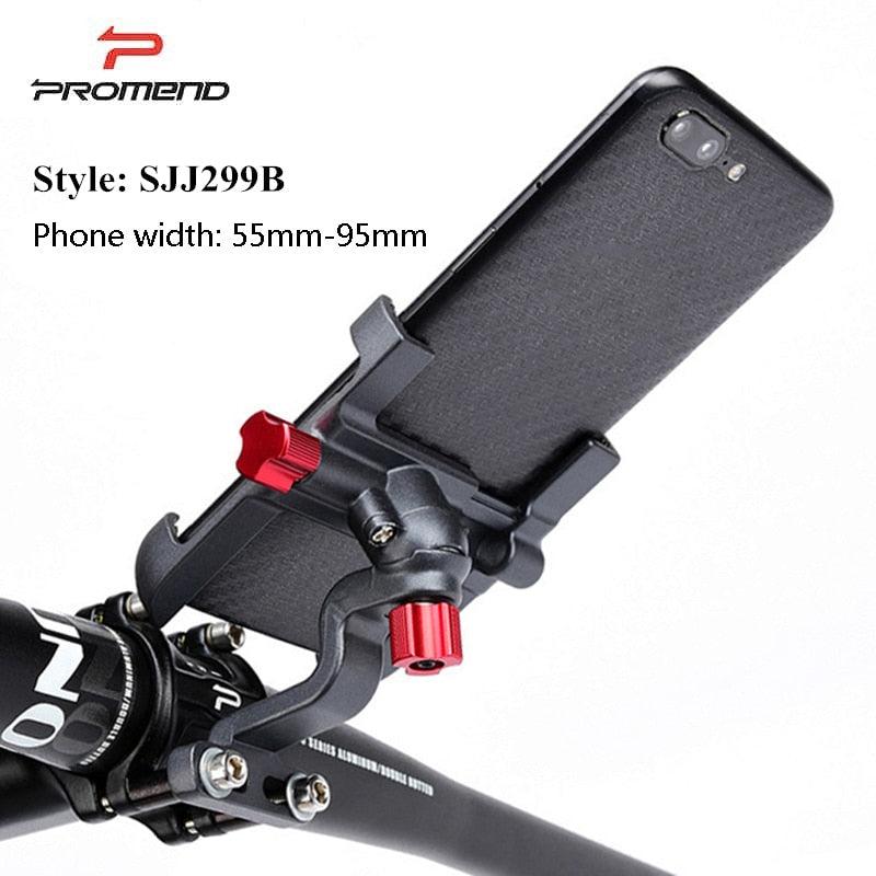 360 Rotatable Bike Mobile Phone Holder Aluminum Adjustable Bicycle Holder Non-slip MTB Phone Mount Stand Cycling Bracket - Pogo Cycles