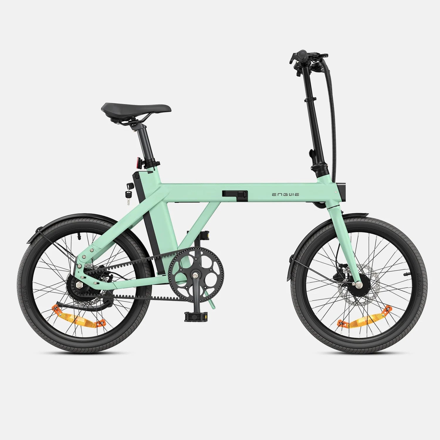 ENGWE P20 Electric Bike in Mint green  on a white background