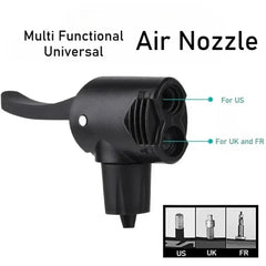 DOMEN Bicycle Air Pump Conversion Clip 2 In 1 Fast Conversion Head Clip Type Nozzle Car Tire Valve Pump Nozzle Adapter