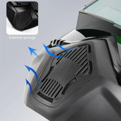 Head-Mounted Automatic Light-Changing Welding Helmet Detachable Adjustable Band Split Type Breathable Mask