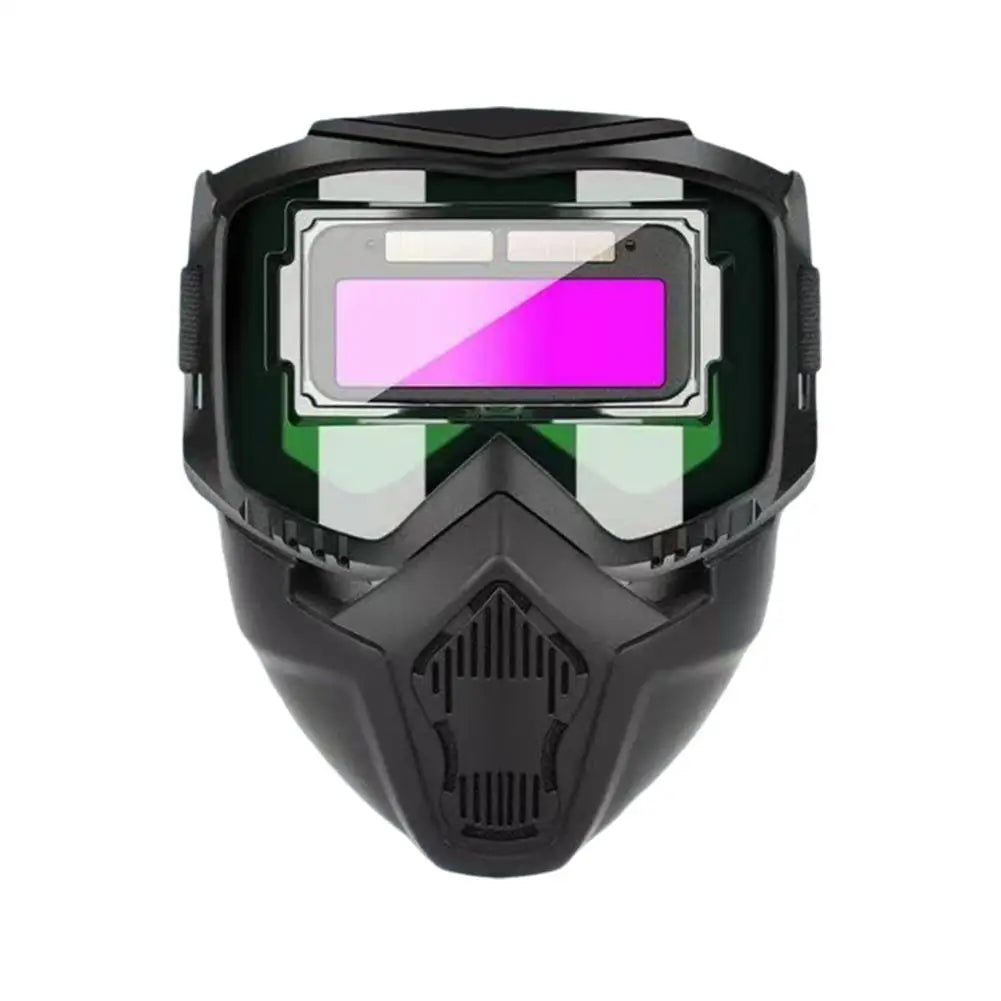 Head-Mounted Automatic Light-Changing Welding Helmet Detachable Adjustable Band Split Type Breathable Mask