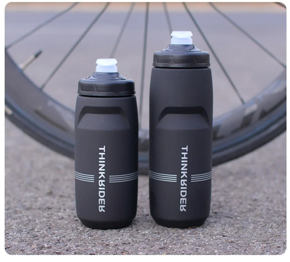 ThinkRider 620ml/750ml Bicycle Bottle MTB Road Bike Water Bottle Outdoor Sports Plastic Portable Large Capacity Drink Cycling