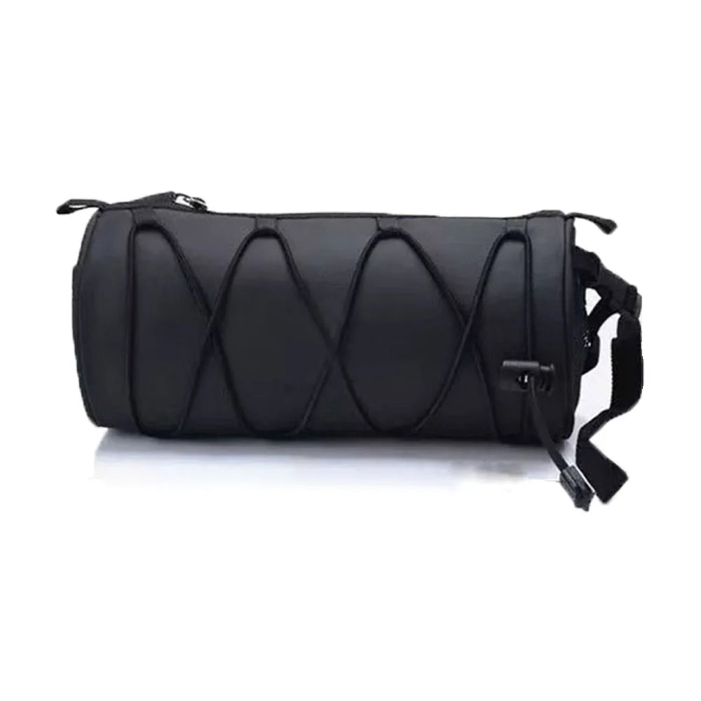 Multi-Functional Portable Cycling Bag Front Frame Bicycle Storage Bag Road Bike Organizer Oxford Fabric Black Bag