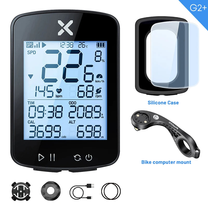 Choice Version xoss G+ G2 G plus 2 Bike Computer GPS Generation Cycling Wireless Speedometer