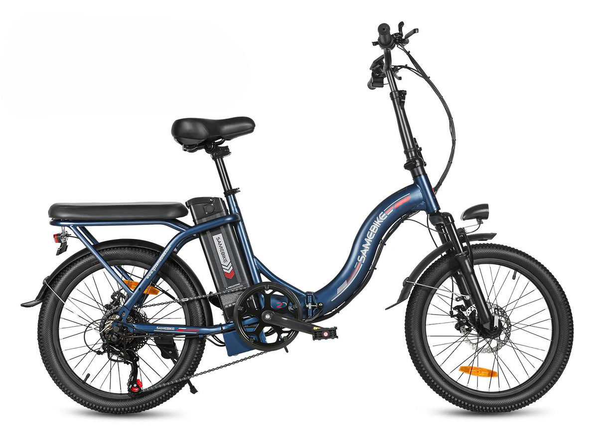 Dark Blue Samebike CY20 Electric Bike - Pogo Cycles
