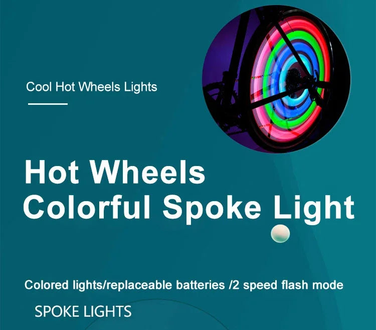 Colorful Bike Wheel Spoke Light - Pogo Cycles