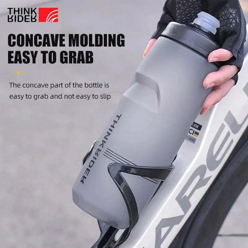 ThinkRider 620ml/750ml Bicycle Bottle MTB Road Bike Water Bottle Outdoor Sports Plastic Portable Large Capacity Drink Cycling - Pogo Cycles