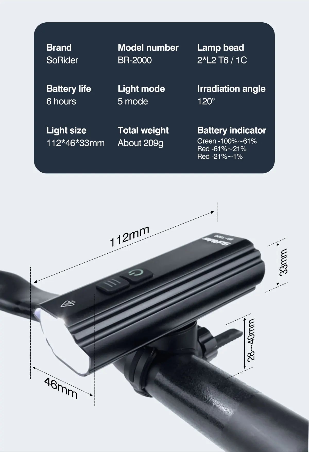 CYCLAMI Bicycle Light - Pogo Cycles