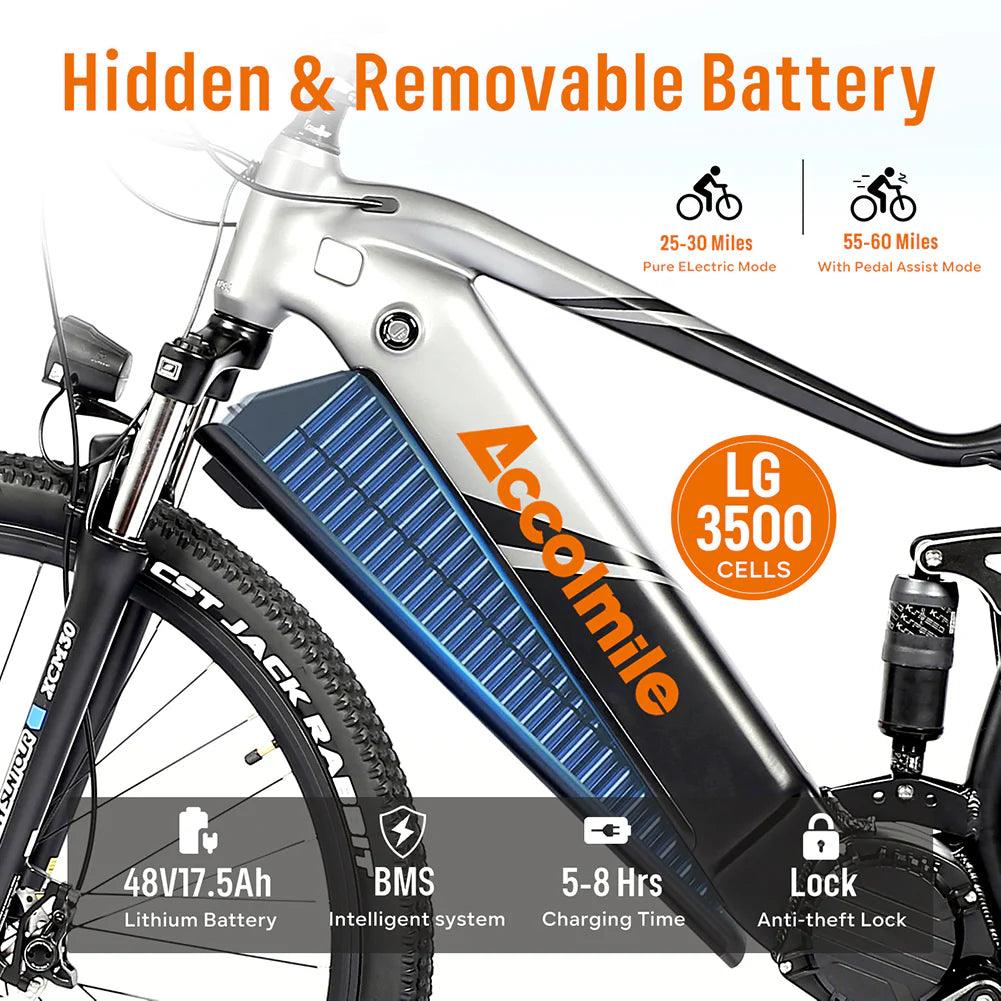 ACCOLMILE COLA BEAR MOUNTAIN ELECTRIC BIKE-UK - Pogo Cycles