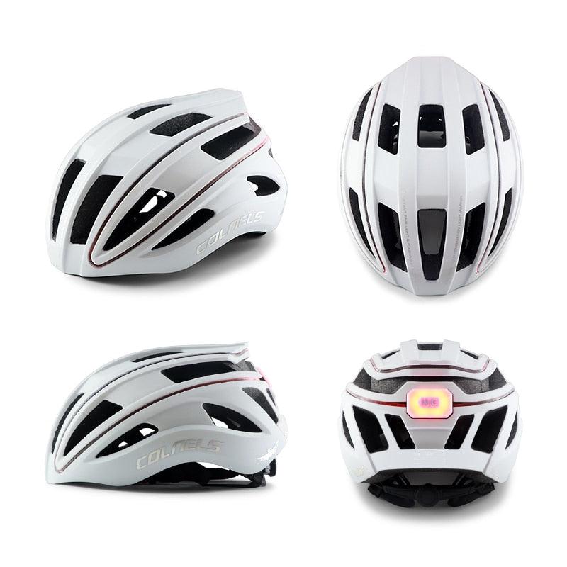 Bicycle Helmet MTB Ride LED Lights Racing Road Bike Helmet Men and Women Outdoor Sports Pro Cycling Casco Bicicleta Safety Cap - Pogo Cycles