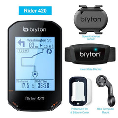 Bryton Rider420 420 420E Rider320 320 320E GPS Bike Computer Bicycle Japanese Italian German Portuguese Spanish Cycling Odometer - Pogo Cycles