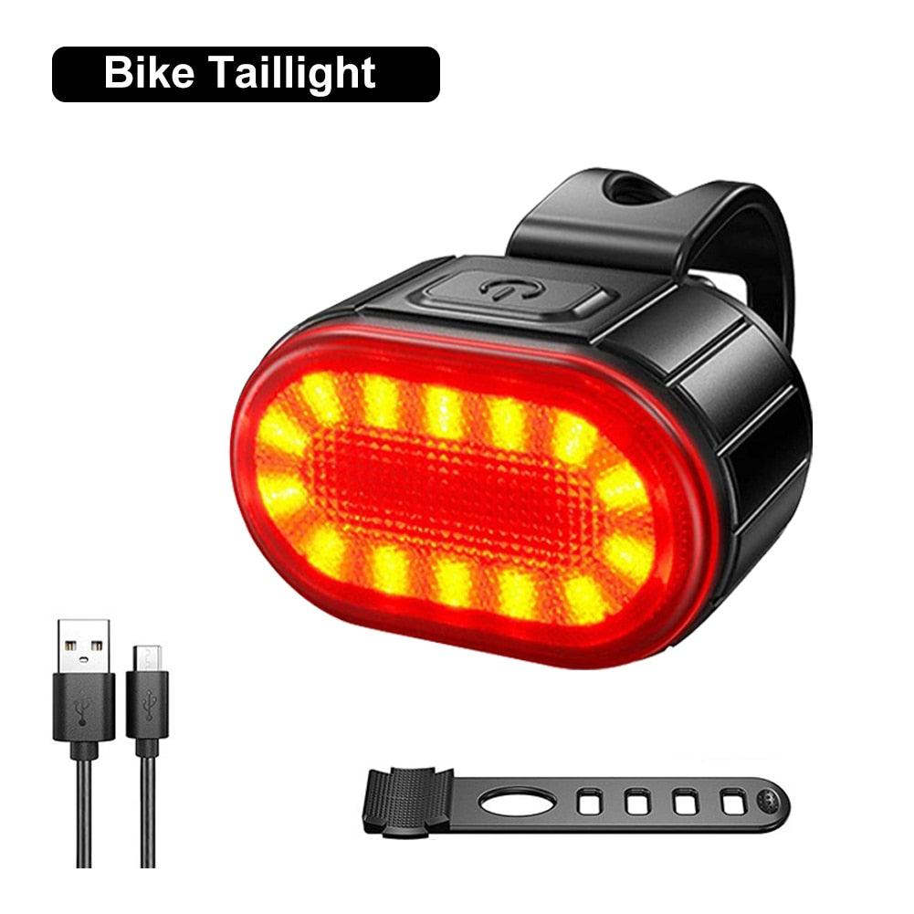 Cycling Bicycle Front Rear Light Set Bike USB Charge Headlight Light MTB Waterproof Taillight LED Lantern Bicycle Accessories - Pogo Cycles