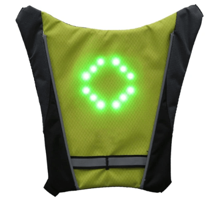 Cycling LED Signals Warning Vest Remote (25 days shipping) - Pogo Cycles available in cycle to work