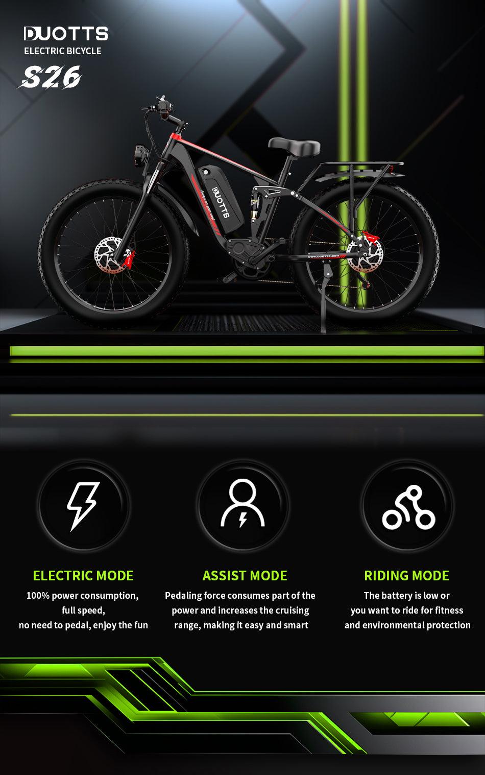 DUOTTS S26 Pro Electric Bike - Pogo Cycles