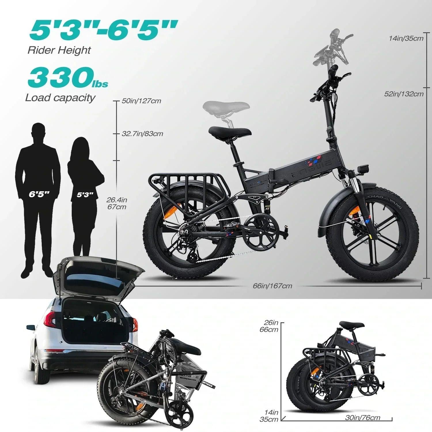 Engwe Engine X (upgraded) Electric Bike - Pogo Cycles