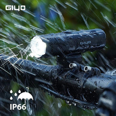 Giyo 400-1500LM Bicycle Front Lighting German Standard Headlamp Rotatable Lens USB Charge IP66 Waterproof Anti-Glare Bike Light - Pogo Cycles