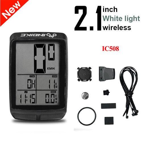 INBIKE Waterproof Bicycle Computer Wireless And Wired MTB Bike Cycling Odometer Stopwatch Speedometer Watch LED Digital Rate - Pogo Cycles