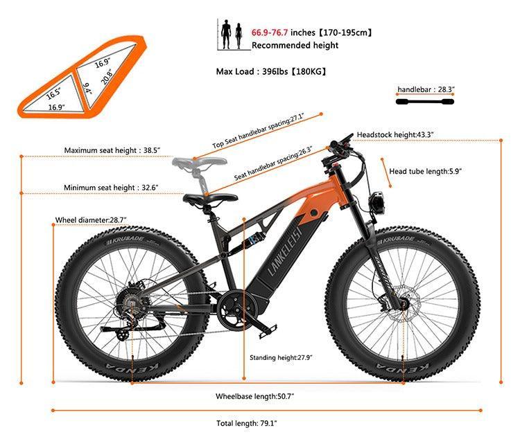 Lankeleisi RV700 Electric Mountain Bike - Pogo Cycles