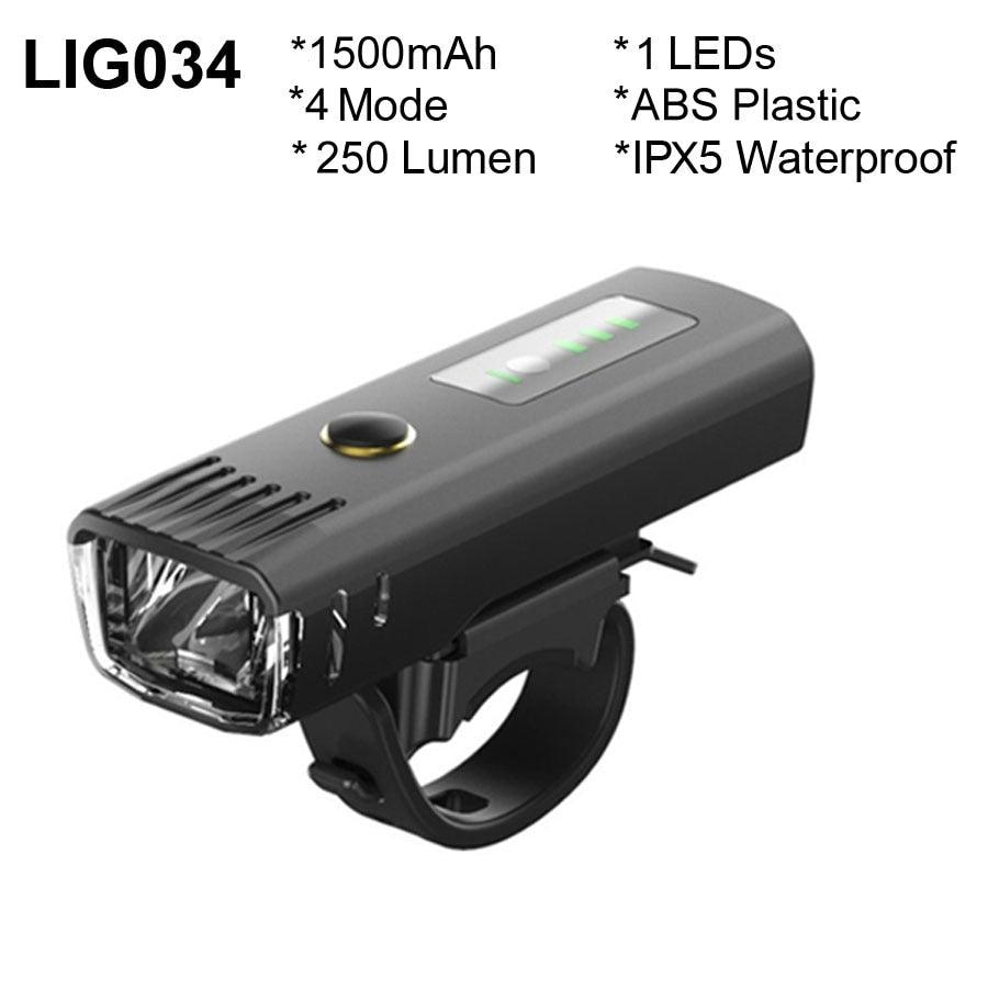 NEWBOLER Bicycle Light 3600 Lumens USB Chargeable Rainproof MTB Bike Light Set With 2 Holder 5200mAh Flashlight Bike Accessories - Pogo Cycles