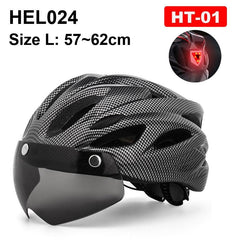 NEWBOLER Cycling Helmet Man Women LED Light Helmet Road Mountain Bike Helmet Lens For Riding Bicycle Sports Skateboard Scooter - Pogo Cycles