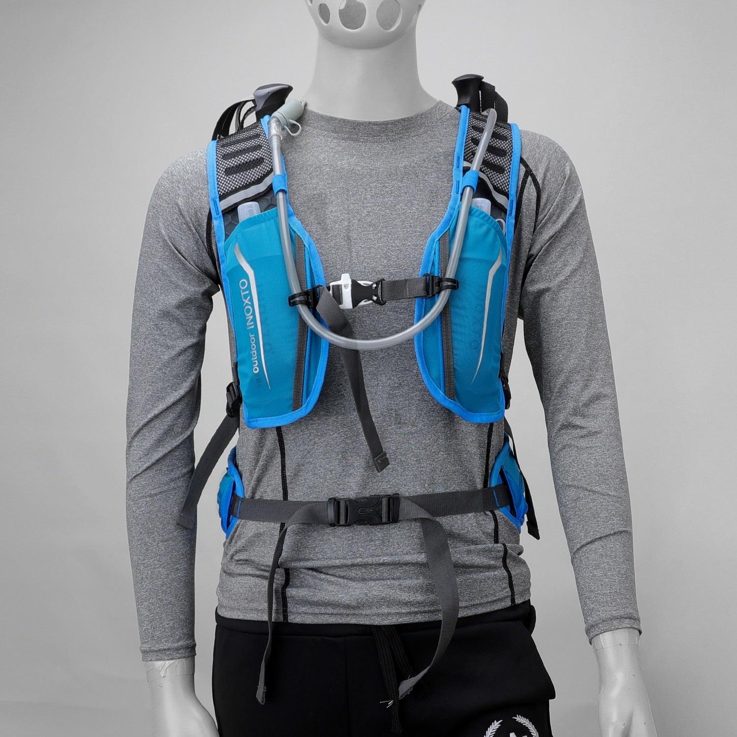 Outdoor sports backpack 16L, running, hydrating, hiking, cycling, with 2L water bag - Pogo Cycles