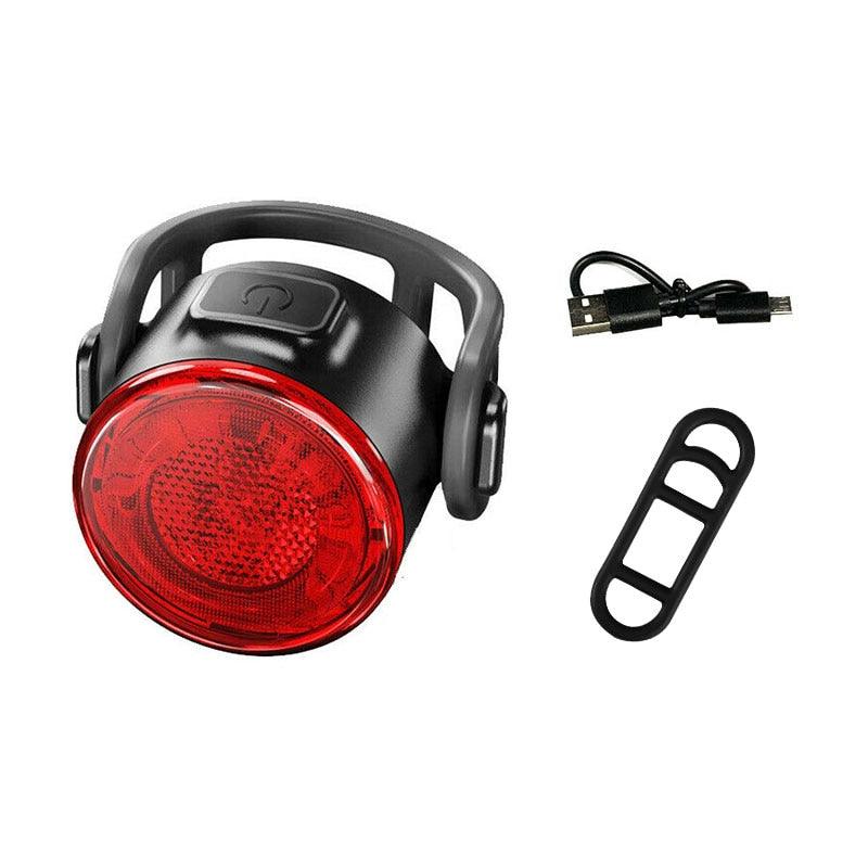 Red/White USB Rechargeable Cycling Taillight Front Bicycle Lamp 6 Modes Bike Warning Rear Light Safety Night Riding Bike Light - Pogo Cycles