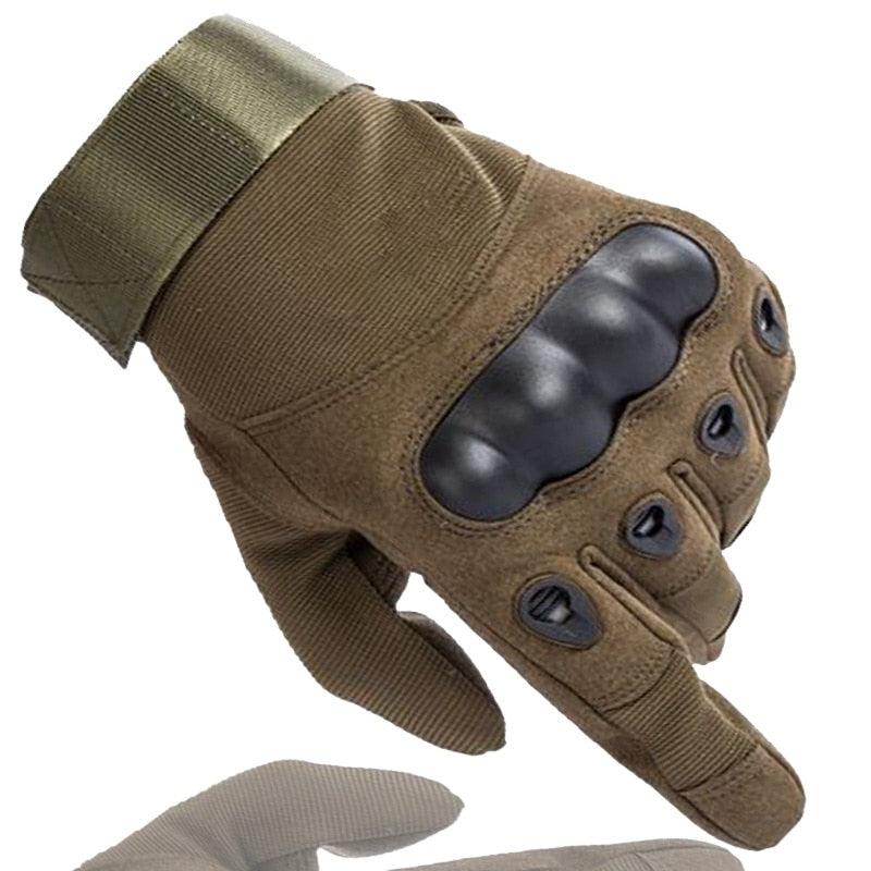 Super Fiber Leather Army Military Gloves - Pogo Cycles