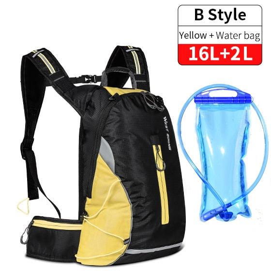 WEST BIKING Bicycle Bag Water Bag 10L Portable Waterproof Sports Bag MTB Road Bike Cycling Hiking Climbing Hydration Backpack - Pogo Cycles