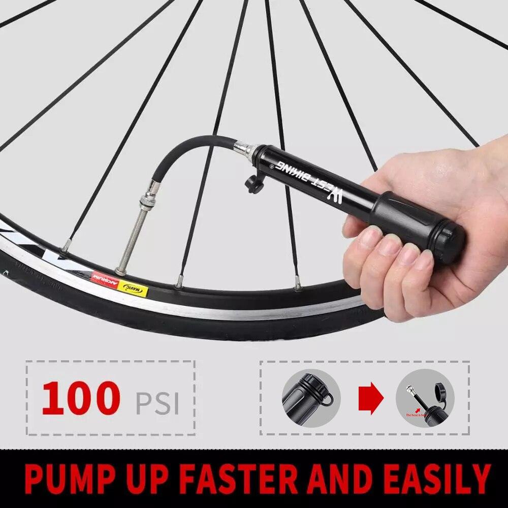 WEST BIKING Bicycle Hand Air Pump Mini - Pogo Cycles